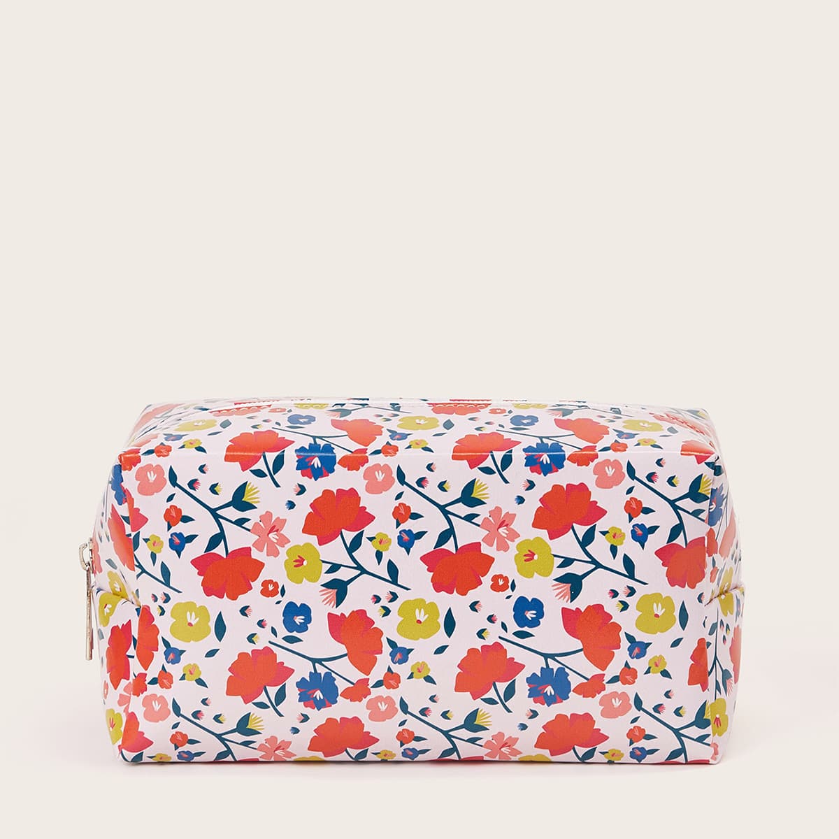 

Floral Pattern Makeup Bag, Multicolor