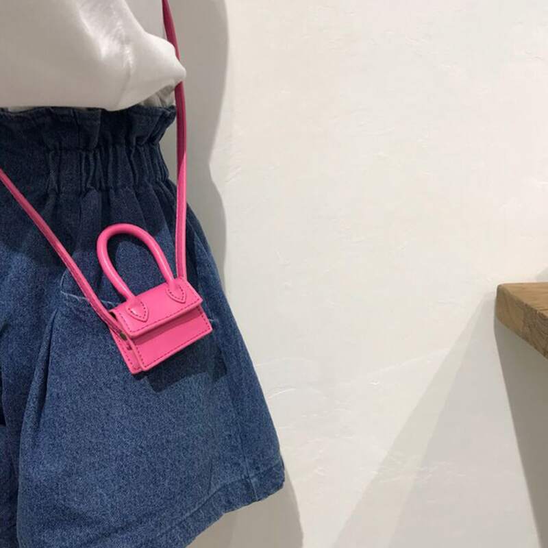 

Mini Satchel Bag, Pink bright