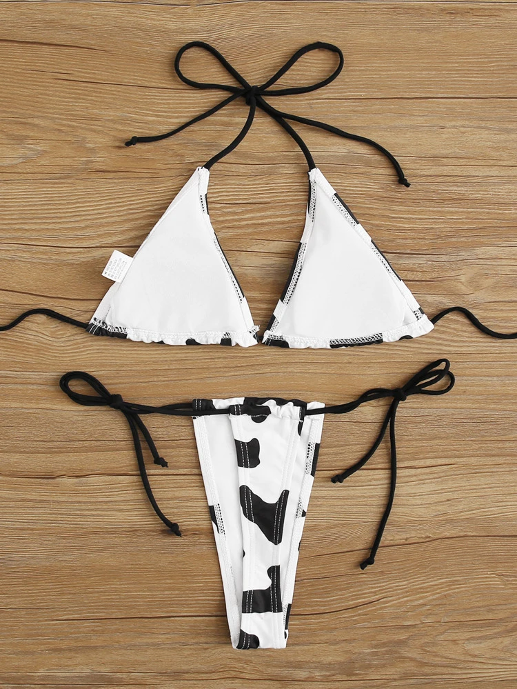 shein cow bikini