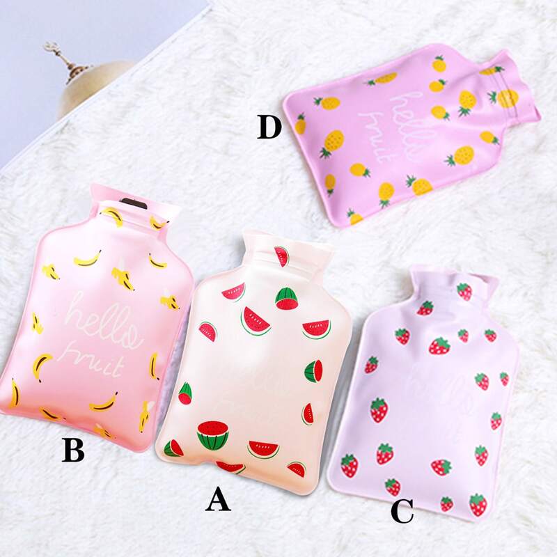 

1pc Mini Fruit Print Hot Water Bag