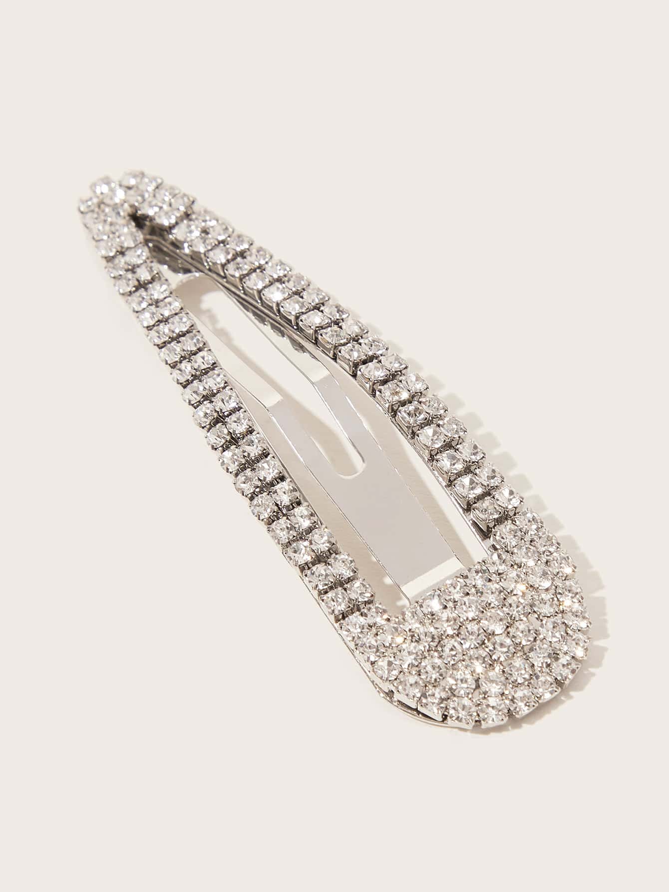 2pcs Rhinestone Decor Hair Snap Clip Royal Hair Clips Claw Clips Hair Barrettes