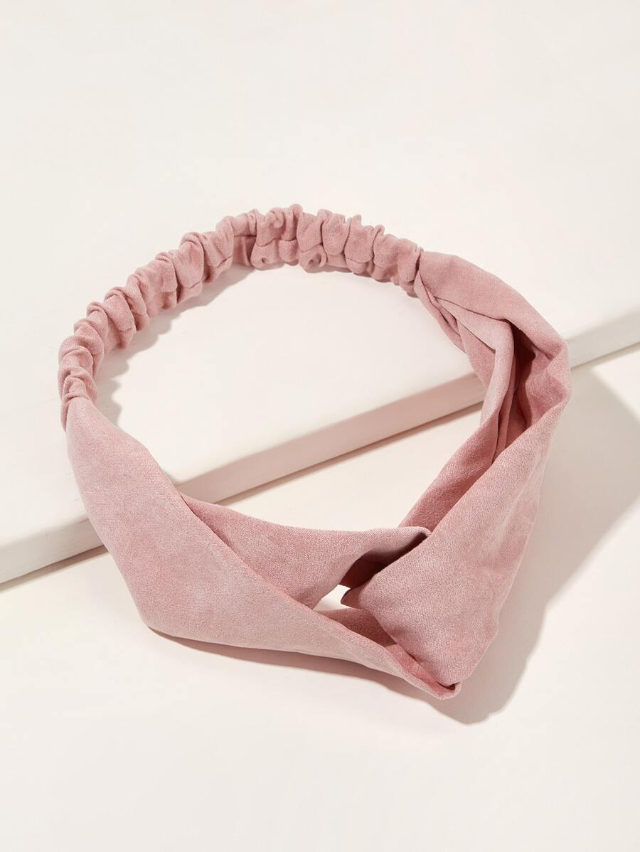 Diadema fruncido unicolor