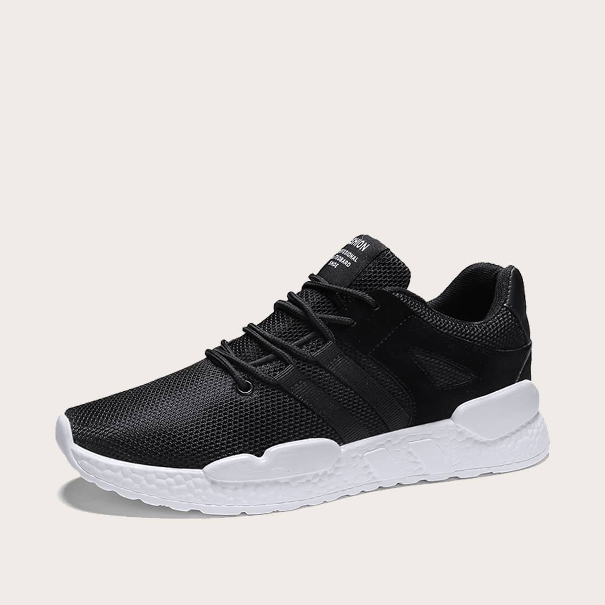 

Guys Lace-up Front Wide Fit Sneakers, Black