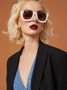 1 cặp Laser Cut Fan Link Bông tai dangle - Vàng - Xem 5