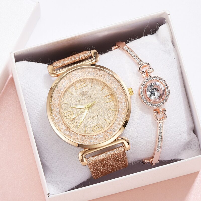 

1pc Quicksand Watch & 1pc Bracelet