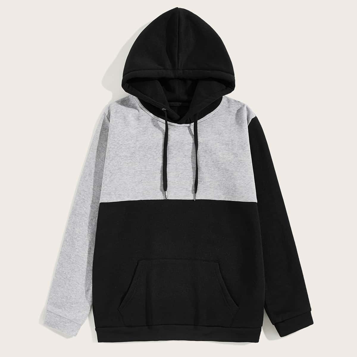 

Guys Two Tone Drawstring Hoodie, Multicolor