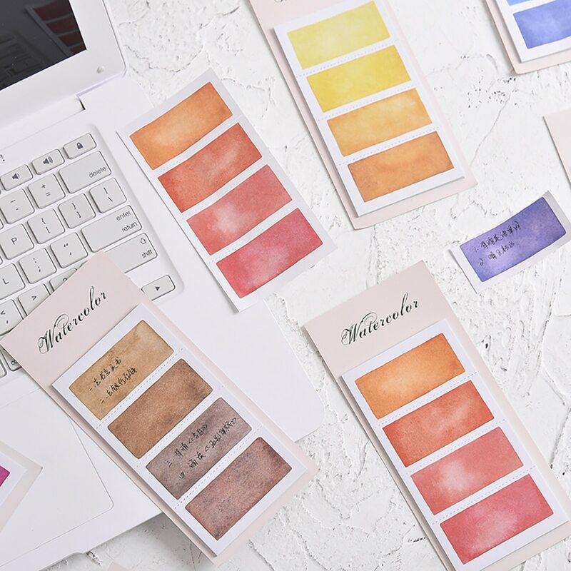 

20sheets Watercolor Sticky Note