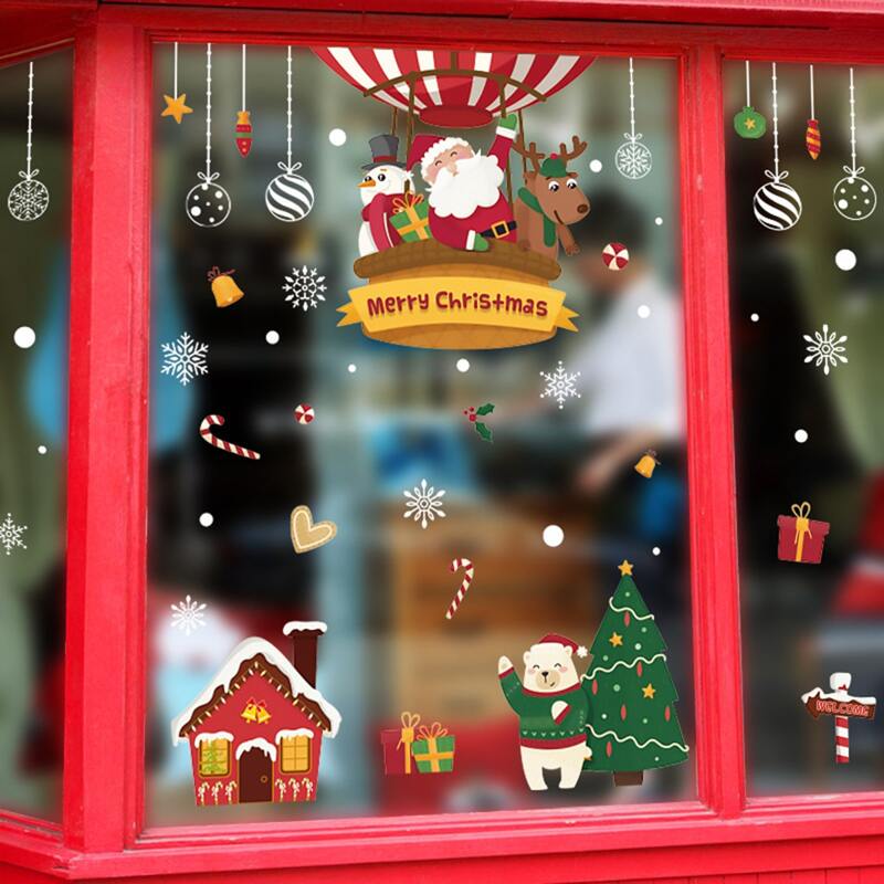 

Christmas Print Wall Sticker, Multicolor