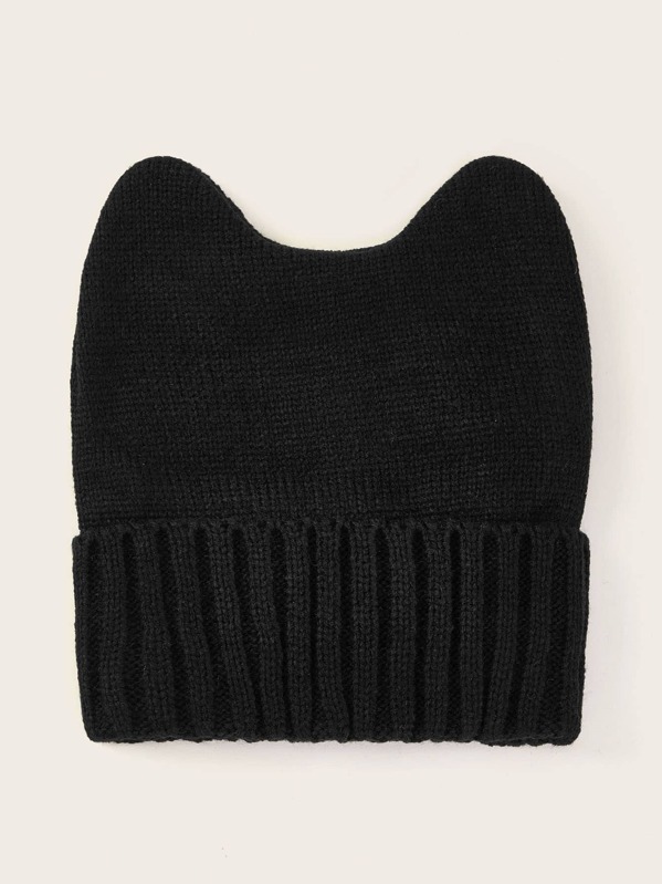 

Baby Knit Beanie, Black