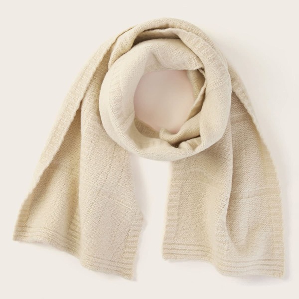 

Kids Solid Scarf, Beige