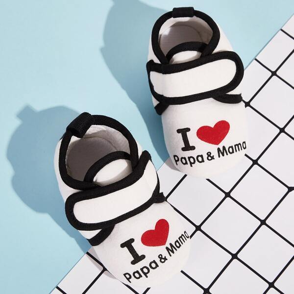 

Baby Girl Slogan Graphic Velcro Strap Sneakers
