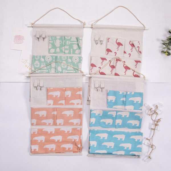 

1pc Wall Hanging Storage Bag, Multicolor