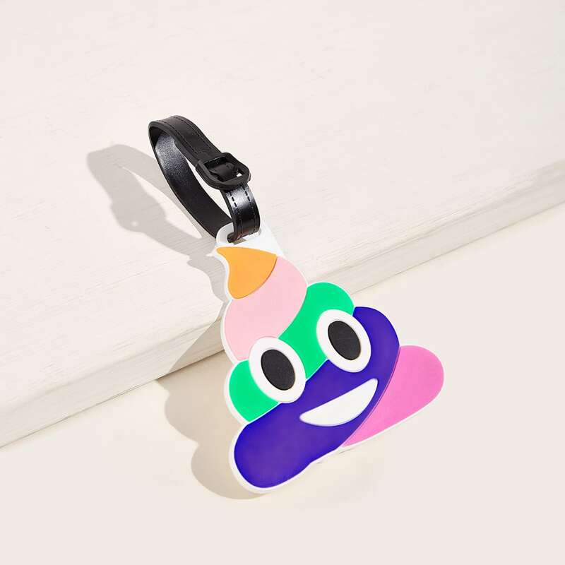 

Cartoon Charm Bag Accessory, Multicolor