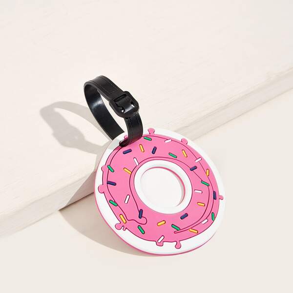 

Donut Charm Bag Accessory, Pink