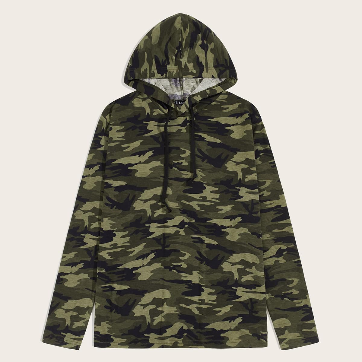 

Guys Camo Drawstring Hoodie, Multicolor