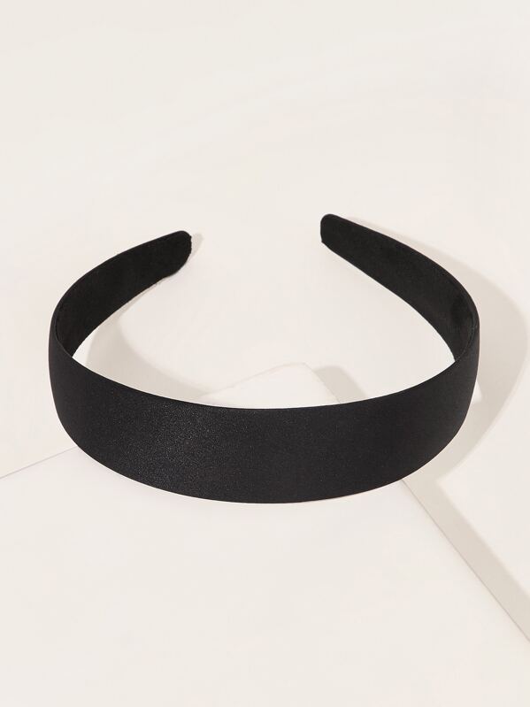 

Simple Wide Headband, Black