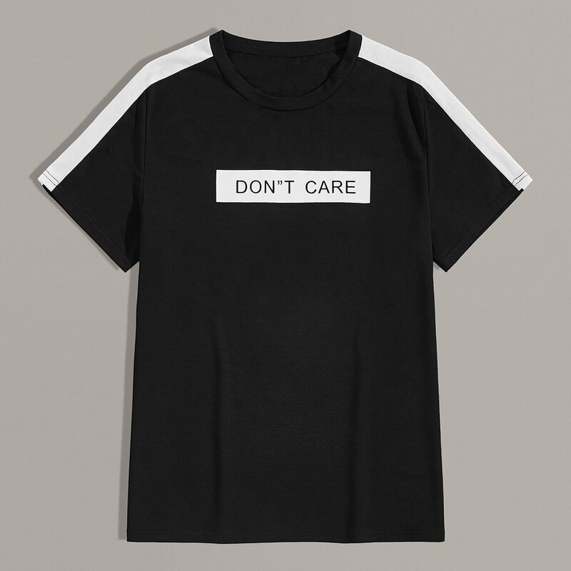 

Guys Slogan Graphic Short Sleeve Tee, Black