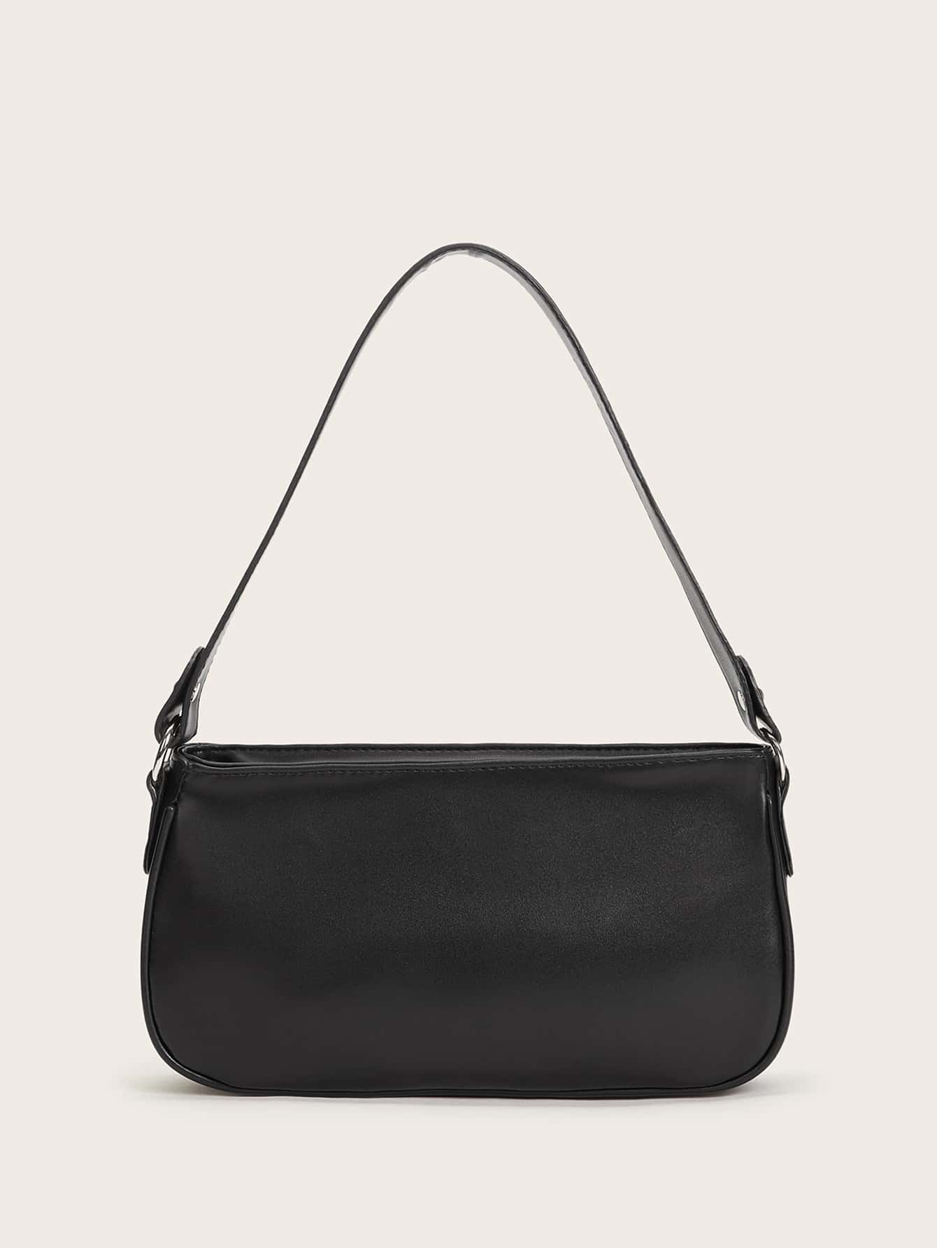 black baguette bag