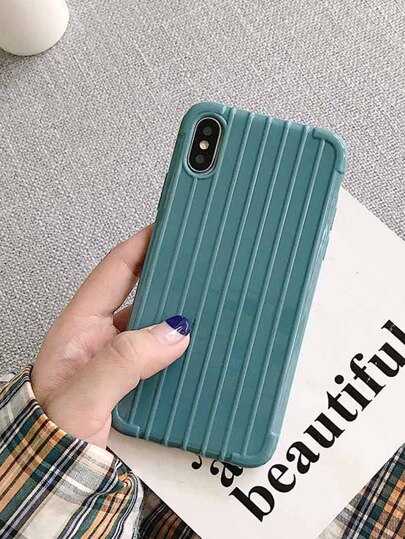 Solid Luggage Design Case Compatible With iPhone