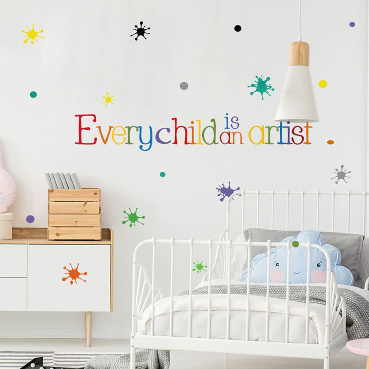 

Colorful Letter Graphic Wall Sticker