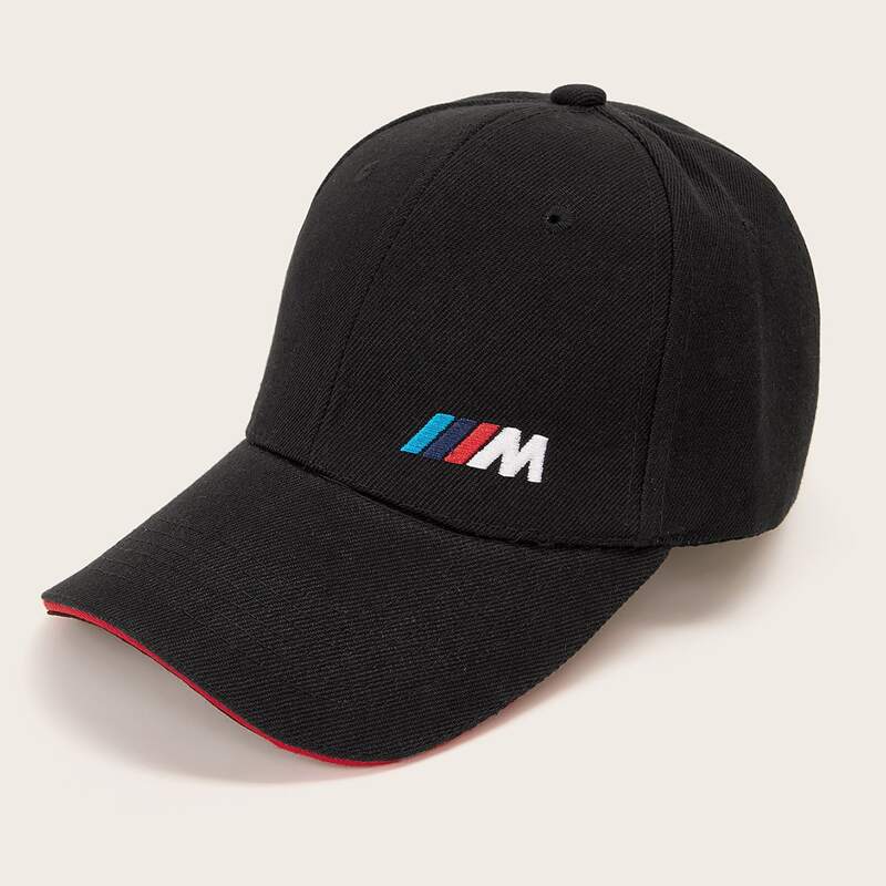 

Guys Letter Embroidery Baseball Cap, Black
