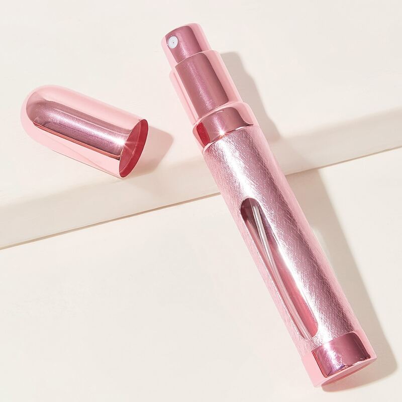 

12ML Lipstick Design Perfume Spray Bottle, Pink