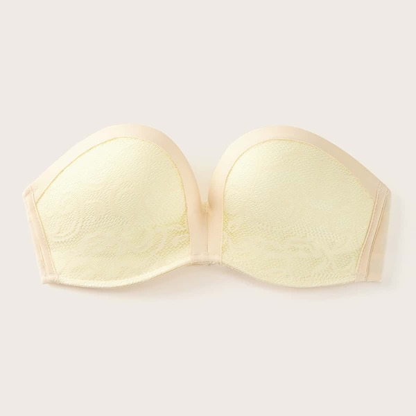 

Lace Bandeau Bra, Nude