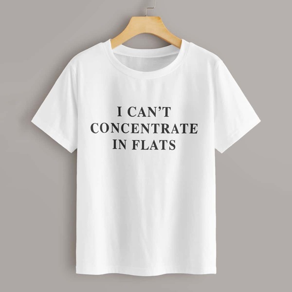 

Slogan Graphic Short Sleeve Tee, White