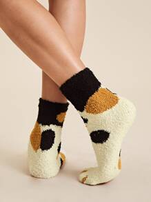 Calcetines mullidos gráficos 1 par - Multicolor - Ver 2