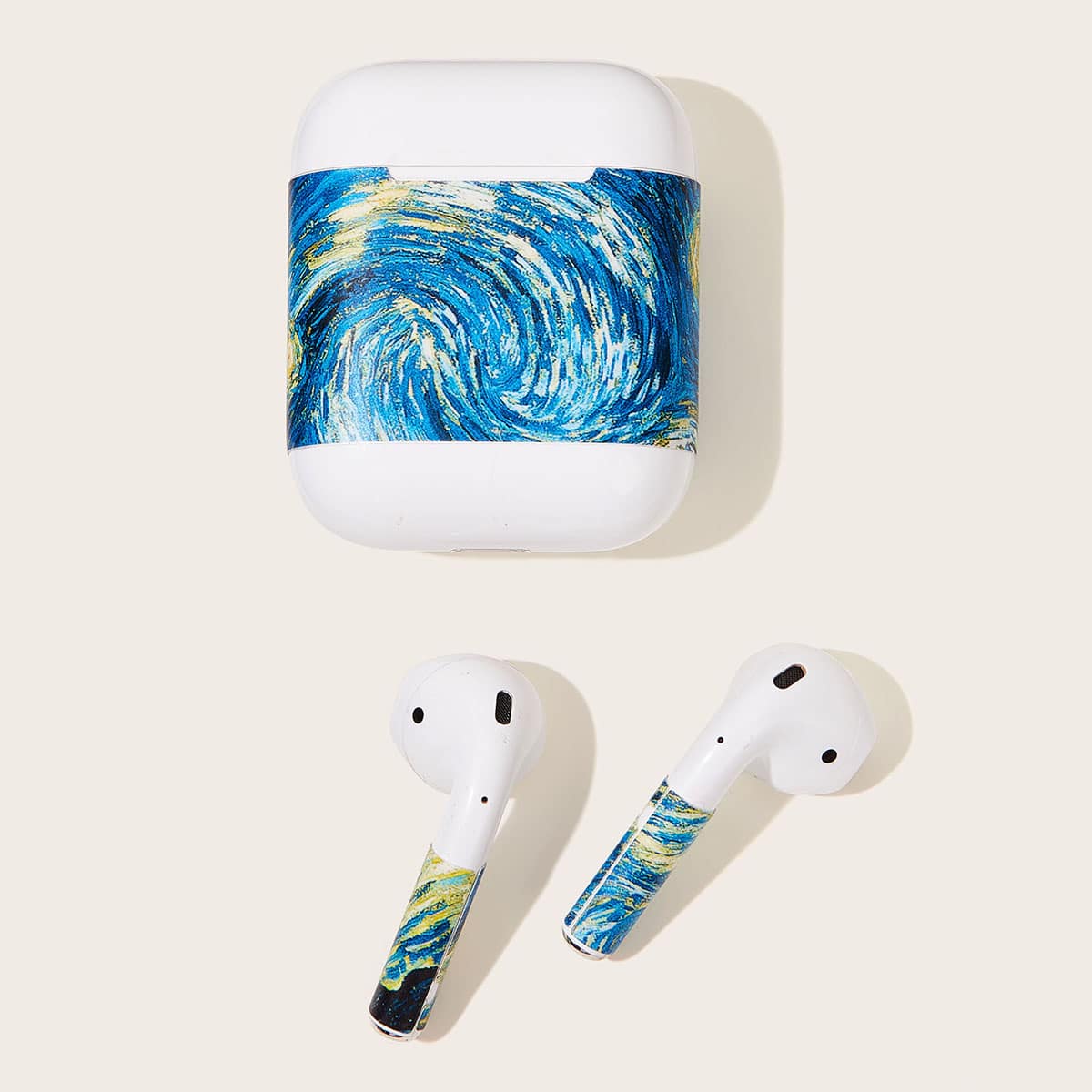 

Oil Painting Airpods Box Protective Sticker