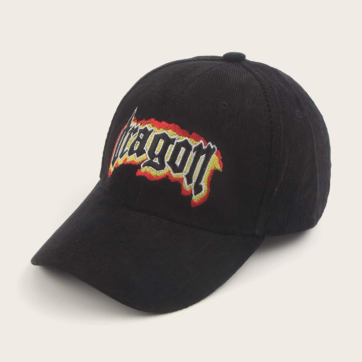 

Guys Letter Embroidery Baseball Cap, Black