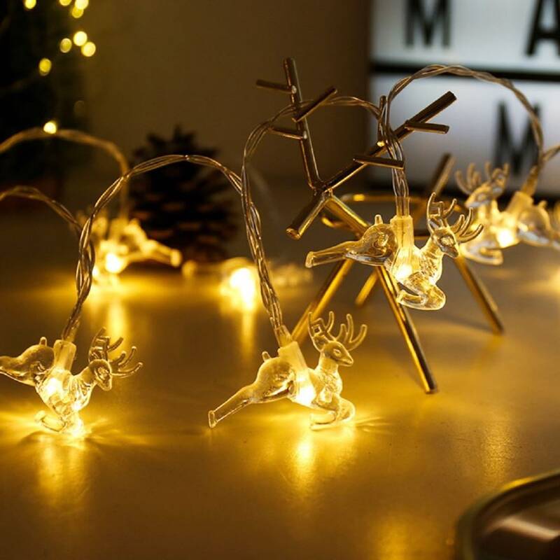 

20pcs Christmas Deer Bulb String Light