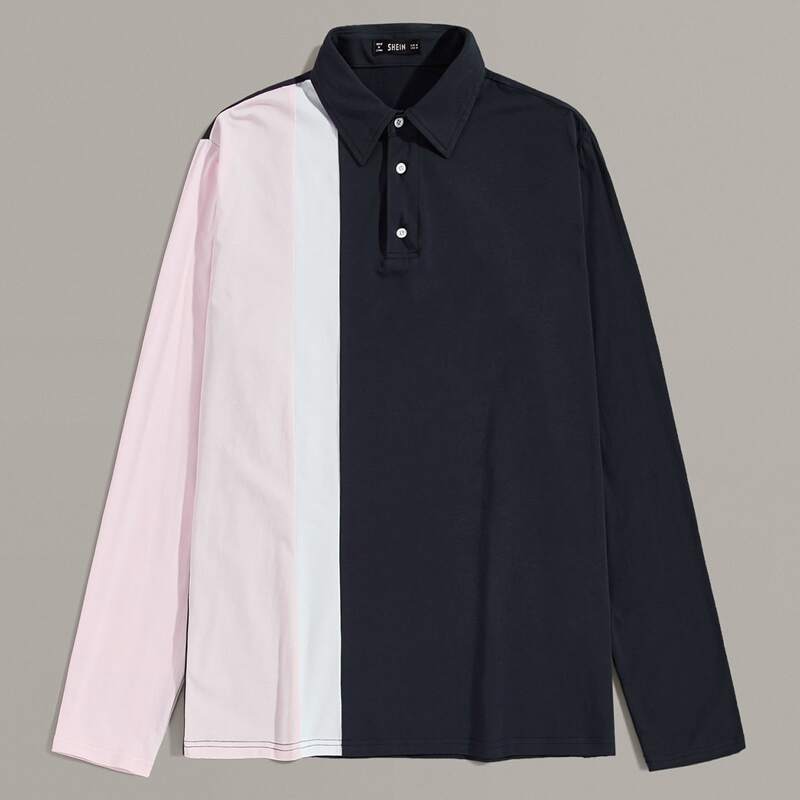 

Guys Color Block Polo Shirt, Multicolor