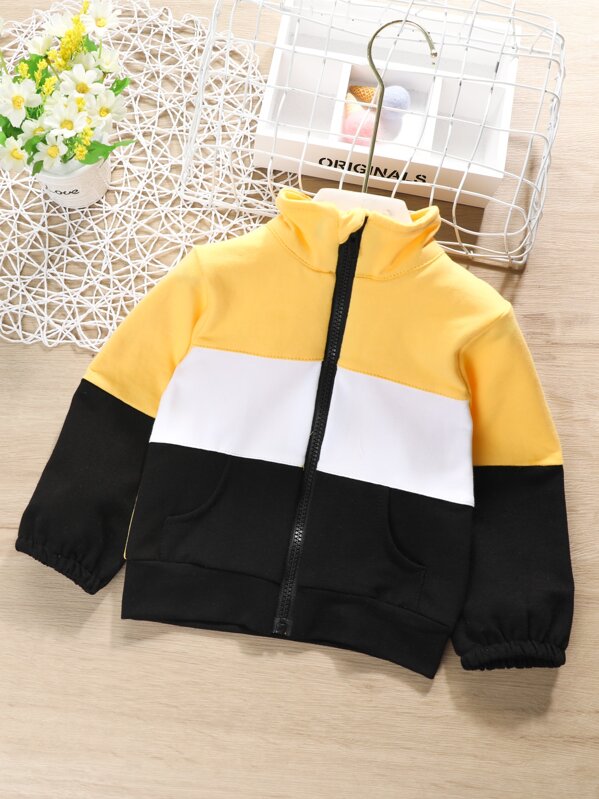 

Toddler Boys Cut And Sew Sport Jacket, Multicolor