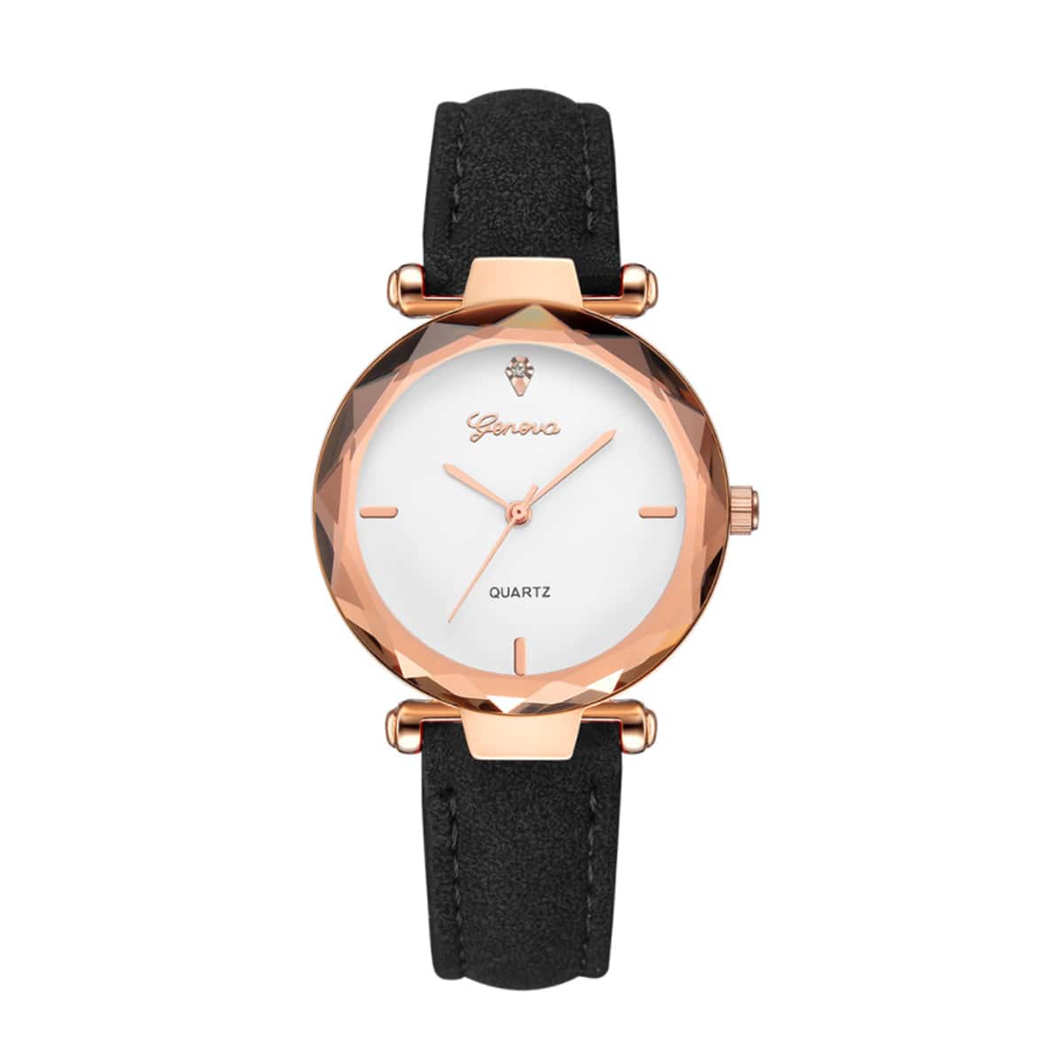 

Leather Strap Minimalist Quartz Watch