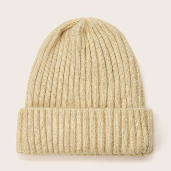 

Kids Knit Beanie, Beige