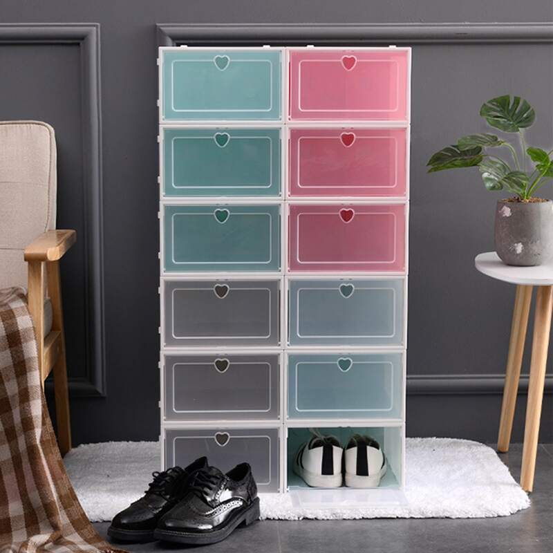 

1pc Shoe Storage Box, Multicolor