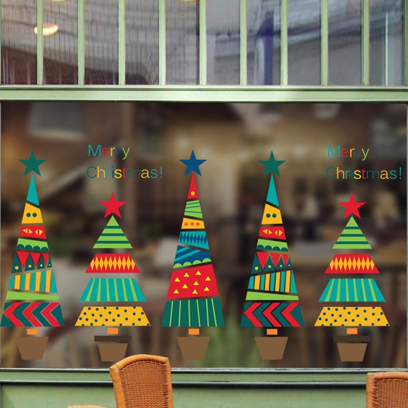 

Christmas Tree Print Wall Sticker