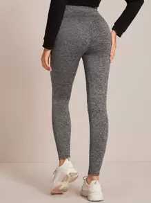 Mulvari Wide Waistband Solid Leggings