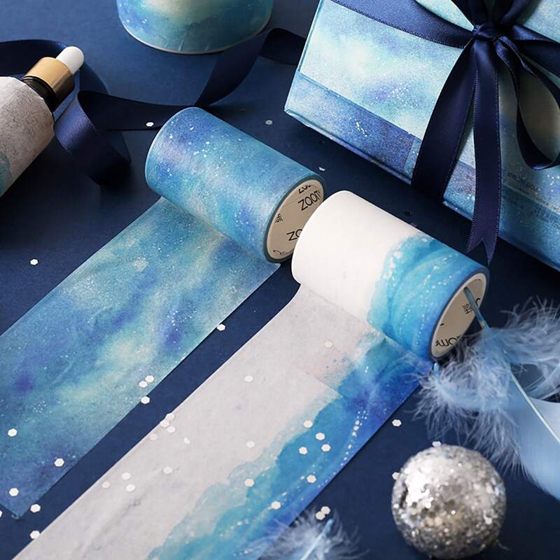 

1roll Simple Watercolor Pattern Masking Tape