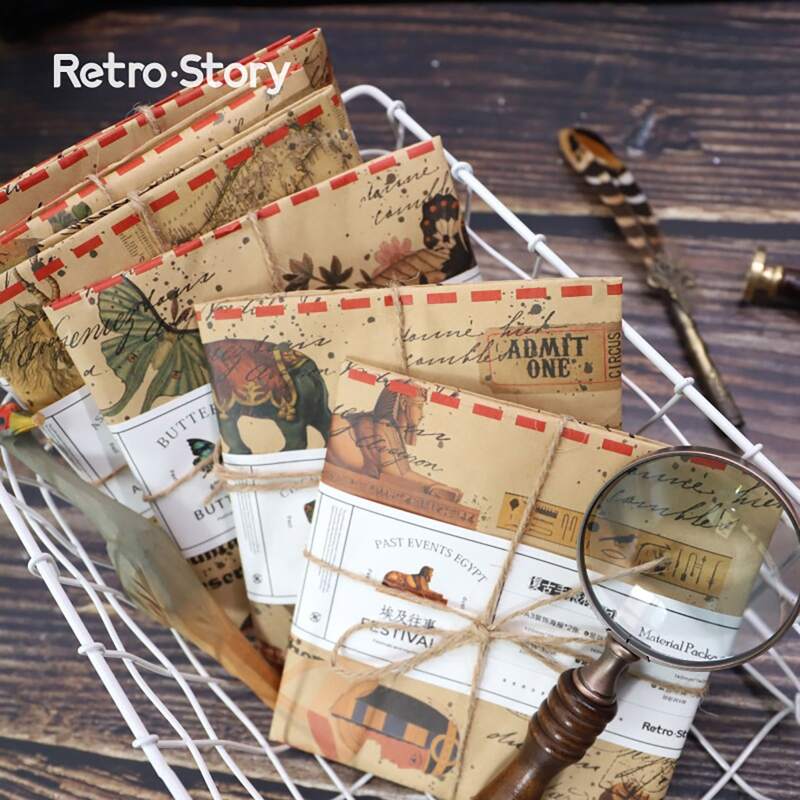 

42pcs Vintage Pattern Sticker