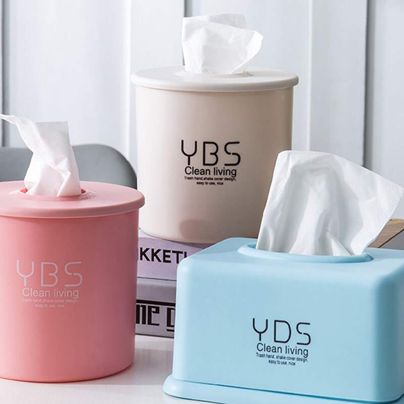

1pc Multifunctional Tissue Box, Multicolor
