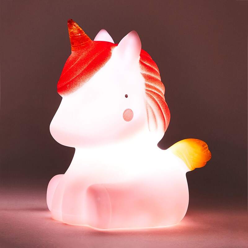 

1pc Unicorn Shaped Lamp, Pink