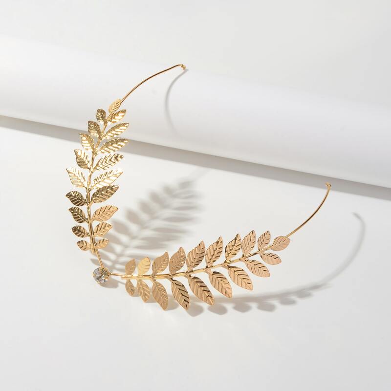 

Leaf Design Hair Accessory, Gold