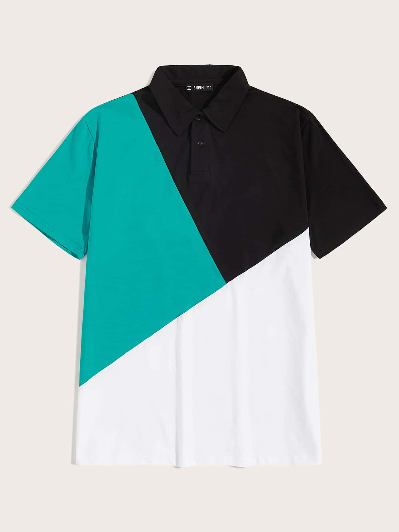 camisa polo color turquesa