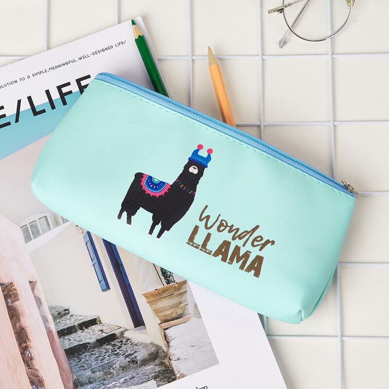 

1pc Alpaca Print Pencil Case