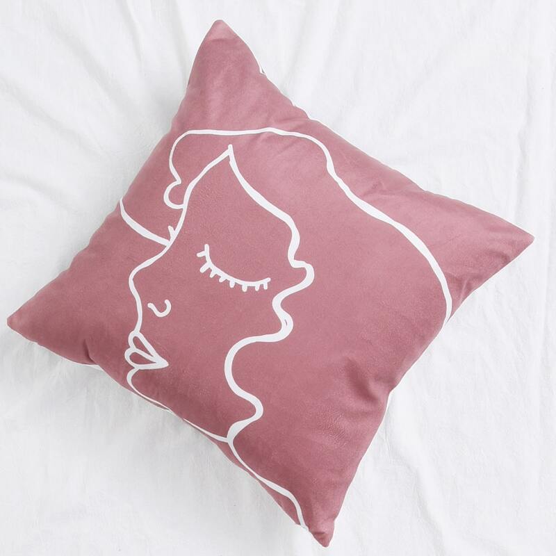 

Figure Print Cushion Cover, Multicolor