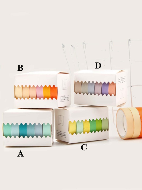 

6rolls 3M Solid Color Masking Tape