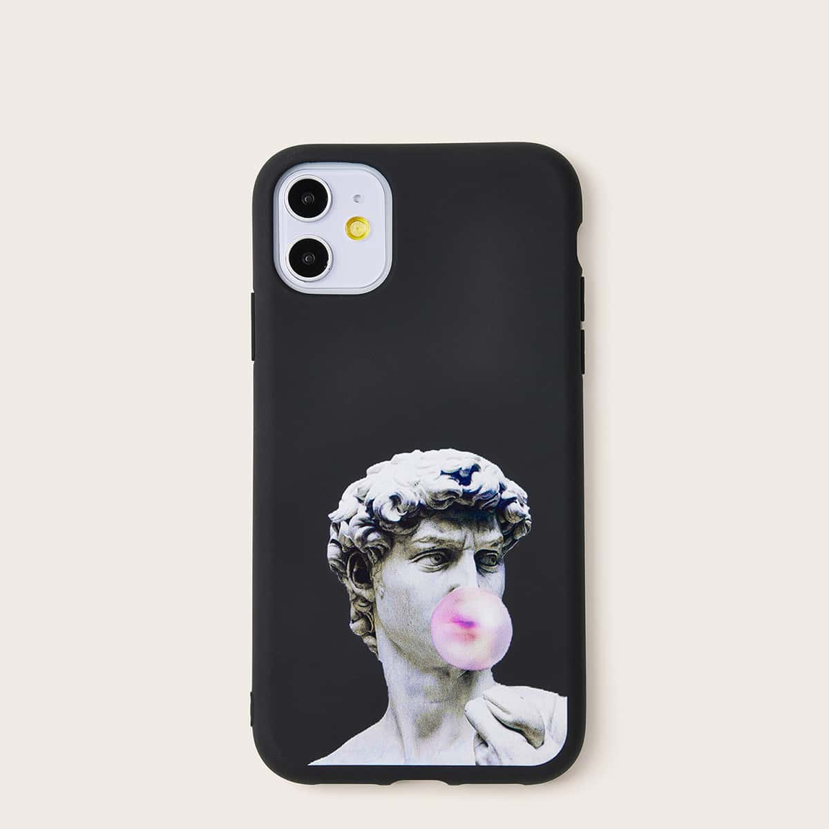 

Figure Print iPhone Case, Black