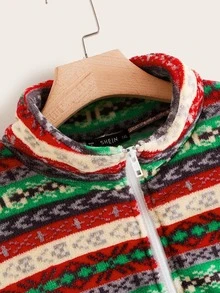 christmas fleece jacket